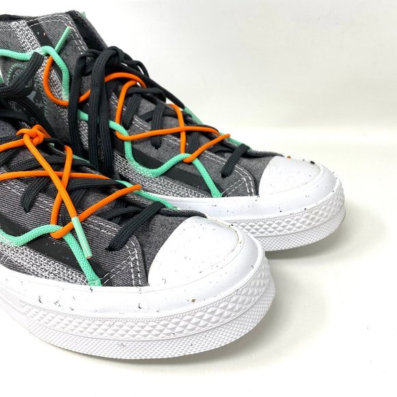 đź’–MEGA SALEđź’–Converse Women 170948C RENEW Chuck 70 HI Ash Storm Wind White Gray - Picture 6 of 9